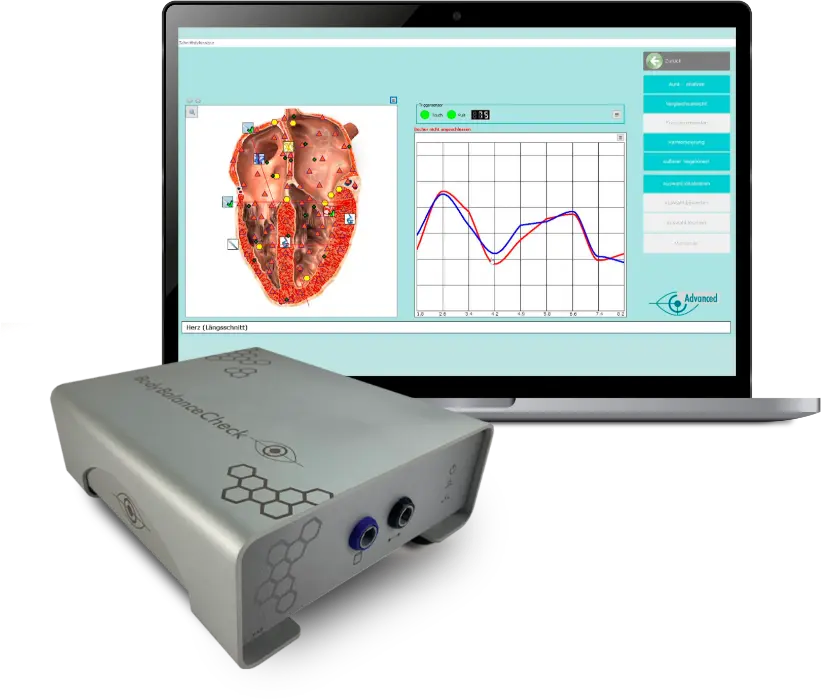 Sonja-Reisinger-Medizintechnik-Tierheilpraxis-Rehakonzepte-Tiere-Pferde-BodyBalanceCheck-Analysegerät